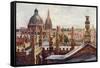 Oxford, Dreaming Spires-William Matthison-Framed Stretched Canvas