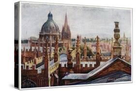 Oxford from an Upper Window-William Matthison-Stretched Canvas