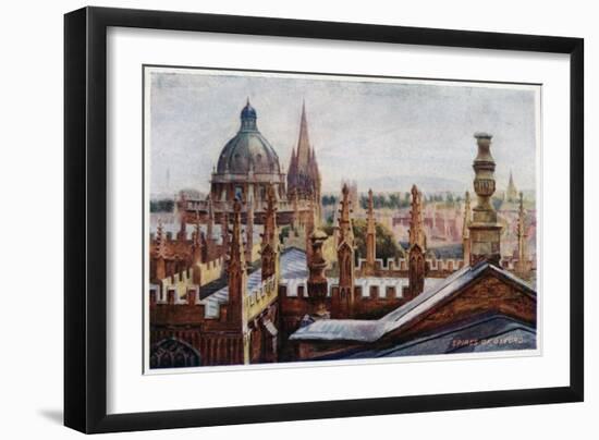 Oxford from an Upper Window-William Matthison-Framed Giclee Print