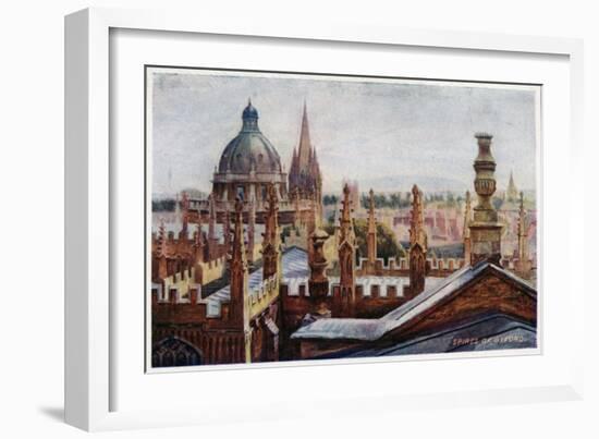 Oxford from an Upper Window-William Matthison-Framed Giclee Print