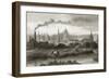 Oxford, from Meadows 1840-J Le Keux-Framed Art Print