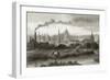 Oxford, from Meadows 1840-J Le Keux-Framed Art Print