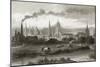 Oxford, from Meadows 1840-J Le Keux-Mounted Art Print