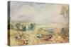Oxford from North Hinksey-J. M. W. Turner-Stretched Canvas