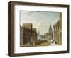 Oxford, High Street Looking West, a History of the University of Oxford, 1814-Rudolph Ackermann-Framed Giclee Print