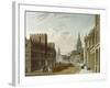 Oxford, High Street Looking West, a History of the University of Oxford, 1814-Rudolph Ackermann-Framed Giclee Print