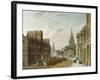 Oxford, High Street Looking West, a History of the University of Oxford, 1814-Rudolph Ackermann-Framed Giclee Print