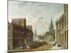 Oxford, High Street Looking West, a History of the University of Oxford, 1814-Rudolph Ackermann-Mounted Giclee Print