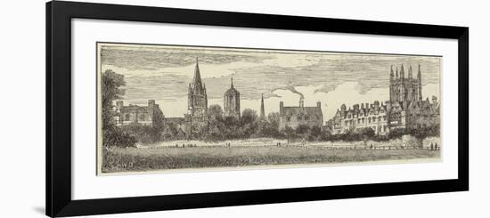 Oxford Illustrated-null-Framed Premium Giclee Print