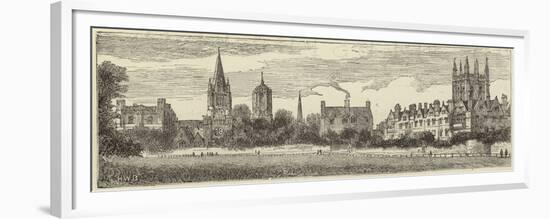 Oxford Illustrated-null-Framed Premium Giclee Print