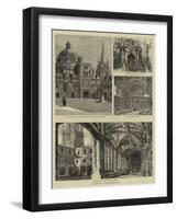 Oxford Illustrated-Henry William Brewer-Framed Giclee Print