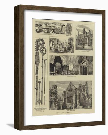 Oxford Illustrated-Henry William Brewer-Framed Giclee Print