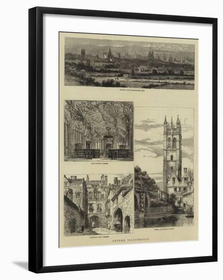 Oxford Illustrated-Henry William Brewer-Framed Giclee Print