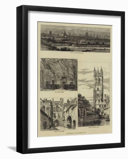 Oxford Illustrated-Henry William Brewer-Framed Giclee Print