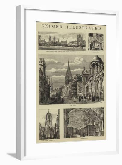 Oxford Illustrated-Henry William Brewer-Framed Giclee Print