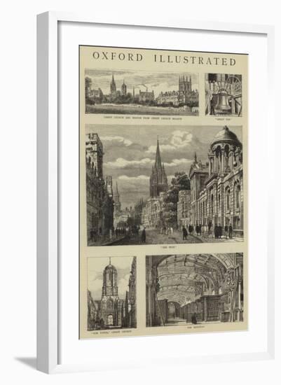 Oxford Illustrated-Henry William Brewer-Framed Giclee Print