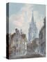 Oxford: St Mary's from Oriel Lane, 1792-1793-J. M. W. Turner-Stretched Canvas