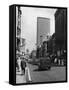 Oxford Street 1960s-null-Framed Stretched Canvas