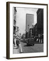 Oxford Street 1960s-null-Framed Photographic Print