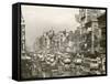 Oxford Street Congestion-null-Framed Stretched Canvas