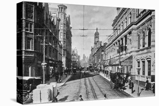 Oxford Street, Manchester, c.1910-English Photographer-Stretched Canvas