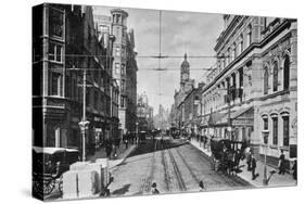 Oxford Street, Manchester, c.1910-English Photographer-Stretched Canvas