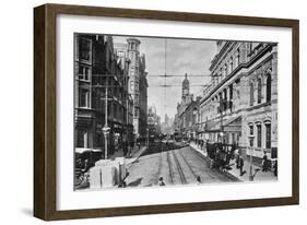 Oxford Street, Manchester, c.1910-English Photographer-Framed Giclee Print