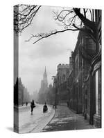 Oxford Street Scene, England-Alfred Eisenstaedt-Stretched Canvas