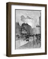 Oxford Street-Joseph Pennell-Framed Art Print