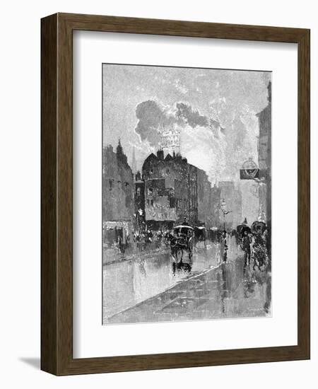 Oxford Street-Joseph Pennell-Framed Art Print