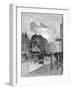 Oxford Street-Joseph Pennell-Framed Art Print