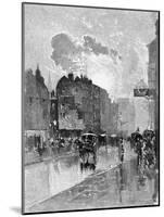 Oxford Street-Joseph Pennell-Mounted Art Print