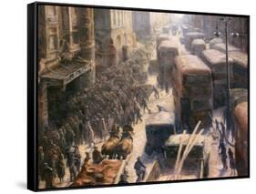 Oxford Street-Mary Koop-Framed Stretched Canvas