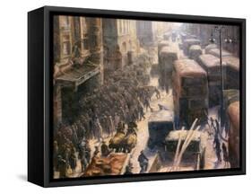 Oxford Street-Mary Koop-Framed Stretched Canvas