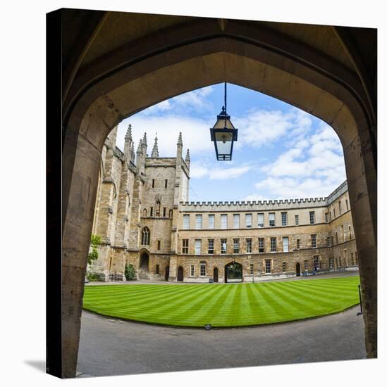 Oxford University College, Oxfordshire, England, United Kingdom, Europe-Matthew Williams-Ellis-Stretched Canvas