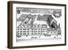Oxford University - Exeter College-David Loggan-Framed Premium Giclee Print