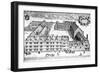 Oxford University - Exeter College-David Loggan-Framed Premium Giclee Print