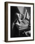Oxford University Student Washing at a Basin-William Vandivert-Framed Photographic Print