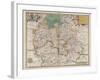 Oxfordshire and Berkshire-Christopher Saxton-Framed Giclee Print