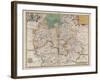 Oxfordshire and Berkshire-Christopher Saxton-Framed Giclee Print