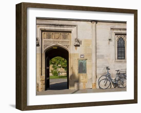 Oxfordshire, Oxford, High Street, Magdalin College, England-Jane Sweeney-Framed Photographic Print