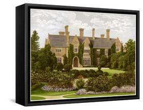 Oxley Manor, Staffordshire, Home of the Staveley-Hill Family, C1880-AF Lydon-Framed Stretched Canvas