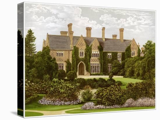 Oxley Manor, Staffordshire, Home of the Staveley-Hill Family, C1880-AF Lydon-Stretched Canvas