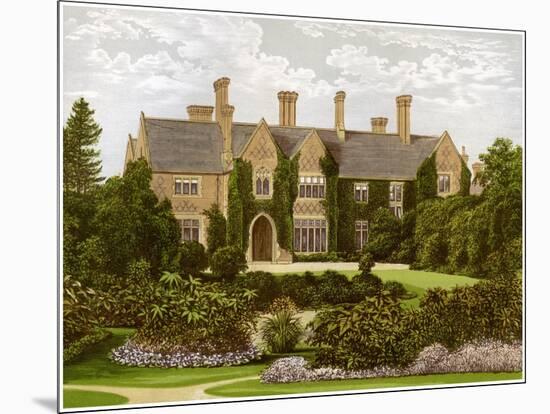 Oxley Manor, Staffordshire, Home of the Staveley-Hill Family, C1880-AF Lydon-Mounted Giclee Print