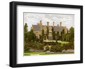 Oxley Manor, Staffordshire, Home of the Staveley-Hill Family, C1880-AF Lydon-Framed Premium Giclee Print