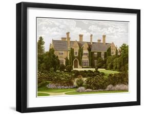 Oxley Manor, Staffordshire, Home of the Staveley-Hill Family, C1880-AF Lydon-Framed Giclee Print