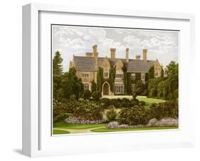 Oxley Manor, Staffordshire, Home of the Staveley-Hill Family, C1880-AF Lydon-Framed Giclee Print
