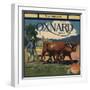 Oxnard Brand - Oxnard, California - Citrus Crate Label-Lantern Press-Framed Art Print