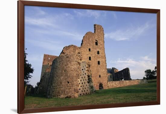 Oxwich Castle, Gower Pensinsula, West Glamorgan, Wales, United Kingdom-Julia Bayne-Framed Photographic Print