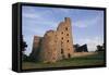 Oxwich Castle, Gower Pensinsula, West Glamorgan, Wales, United Kingdom-Julia Bayne-Framed Stretched Canvas
